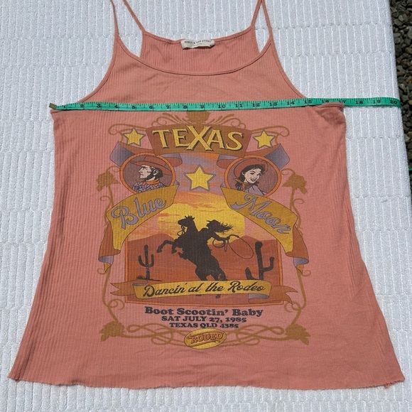 Spell & The Gypsy Texas Blue Moon Singlet Tank Top SZ XL - Picture 3 of 3